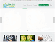 Tablet Screenshot of greensense.com.br
