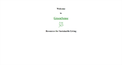 Desktop Screenshot of greensense.com