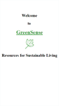 Mobile Screenshot of greensense.com