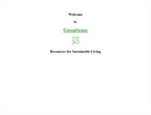 Tablet Screenshot of greensense.com