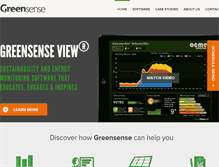Tablet Screenshot of greensense.com.au